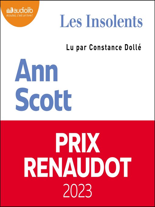 Title details for Les Insolents by Ann Scott - Available